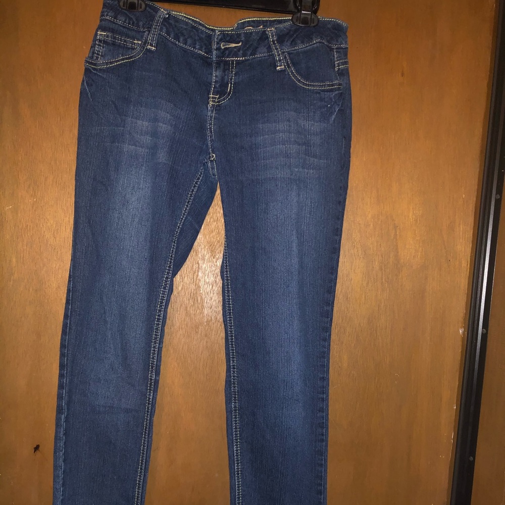 Straight leg jeans